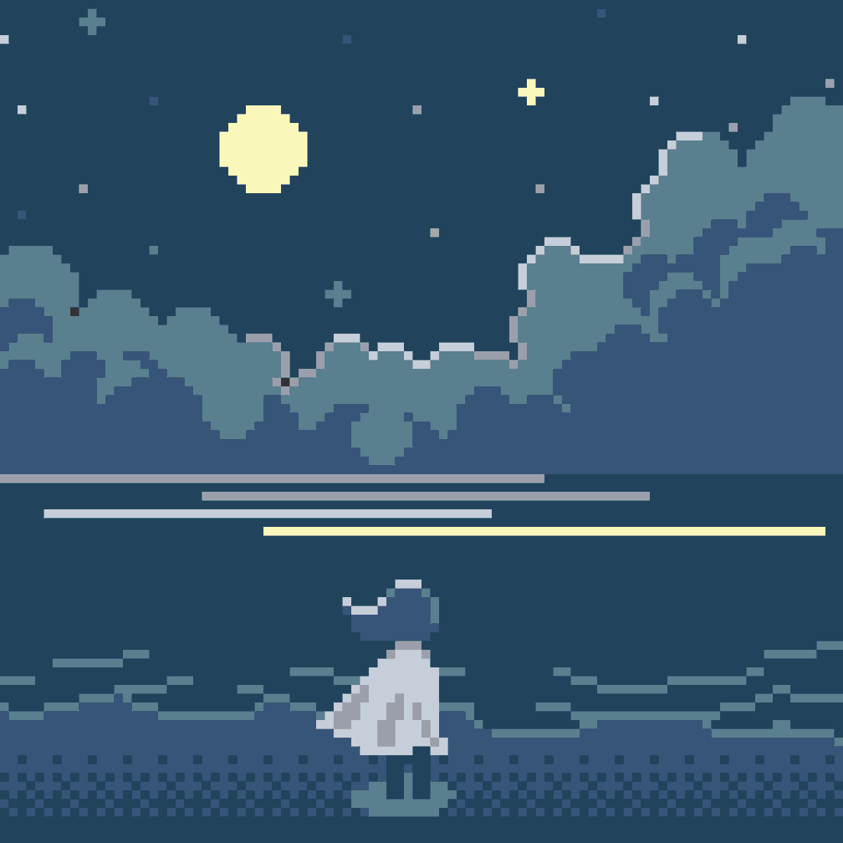 モノトーンラフを描いてから着色する方法で作成しています。今回載せた