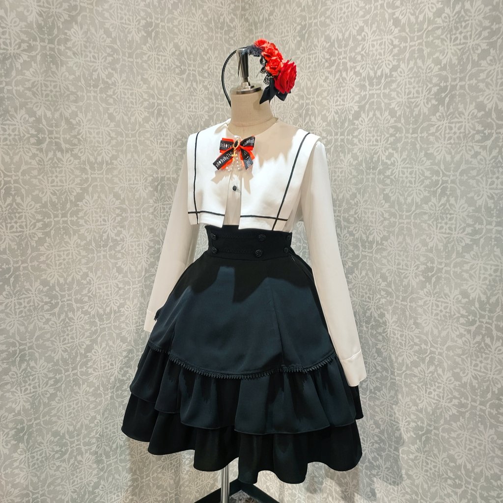 即購入⭕️ MIHO MATSUDA スカート ブラウス S セット 💚MIHO MATSUDA💚 新作入荷！ ☆ブラウス・バドウ/¥22,000 taxin L