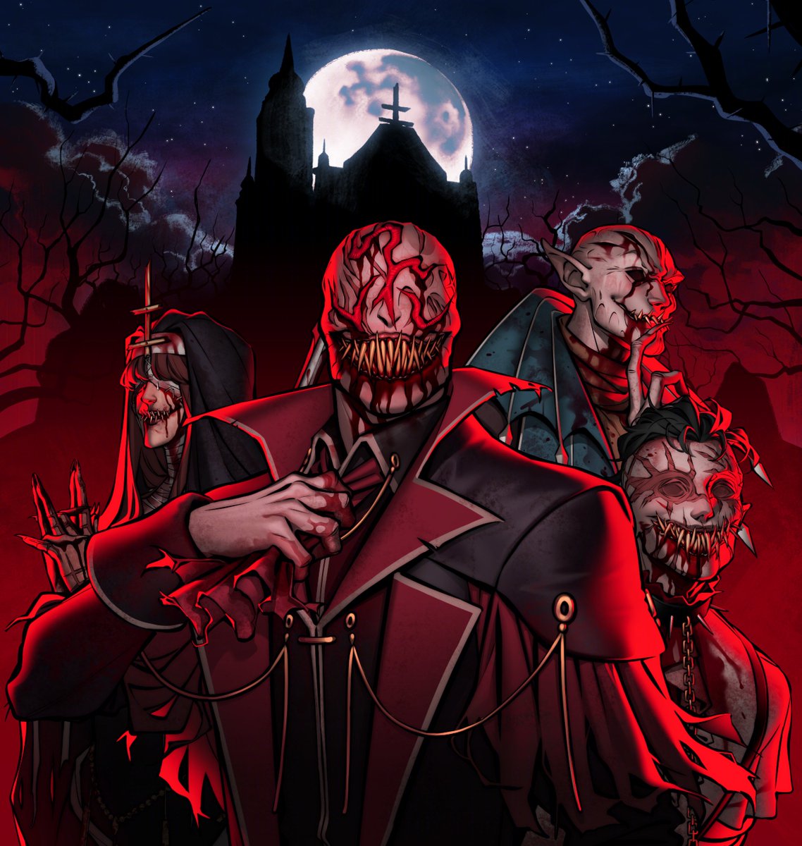 _Gnomarc's tweet image. Arte original da thumbnail 9 de #Hexatombe 
Sim eu botei nuvens trazendo a chuva de sangue lá atrás &amp;gt;:D