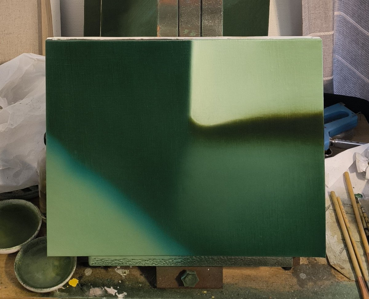 青緑色 水石 青緑 水石 自然石