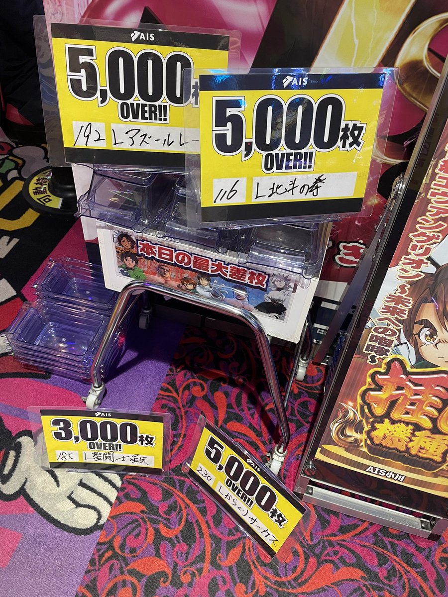 N　北斗42個 フォロワーさんの北斗が 止まらんなってるww 北斗6000枚 アズレン 5000