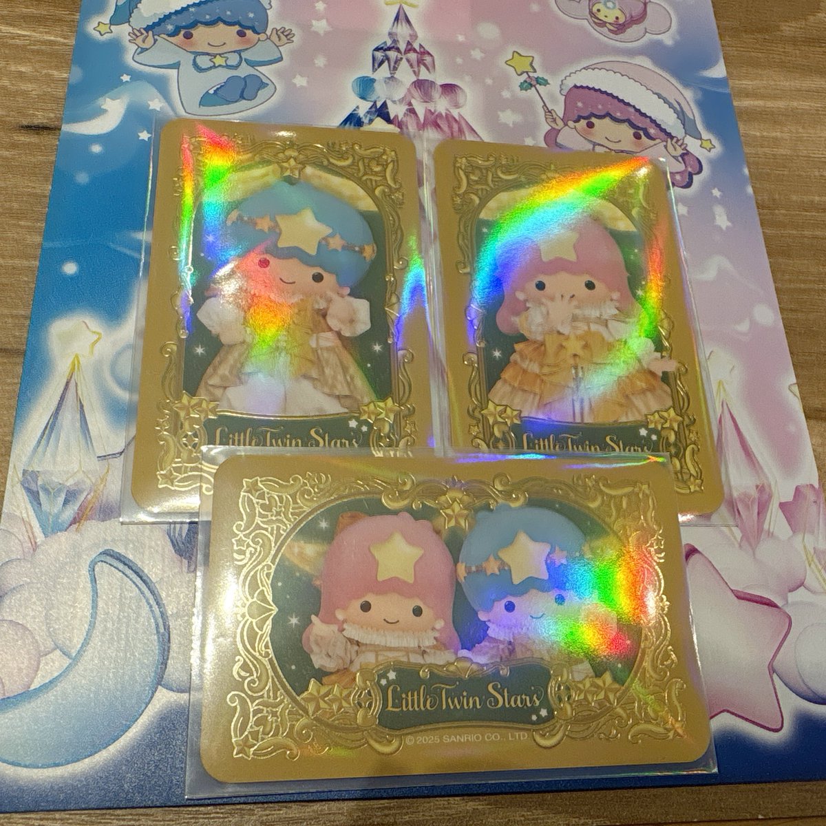 反射がすごいんですが笑 ようやくモーニングのキキララ揃いました👏