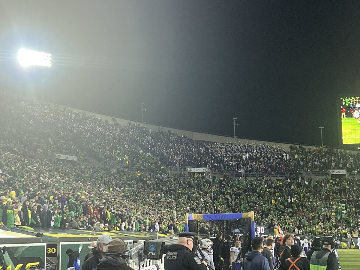 MattRoanAD's tweet image. Elite fan base = 3k+ Dukes showed up &amp;amp; showed out 3k miles from home.

Elite program = 12-2 overall, SBC Champs, earned the right to be a CFP participant, statistically dominant.

I’m going to be the first to say it: The 2025 @JMUFootball Dukes are the best G6 team in the country…