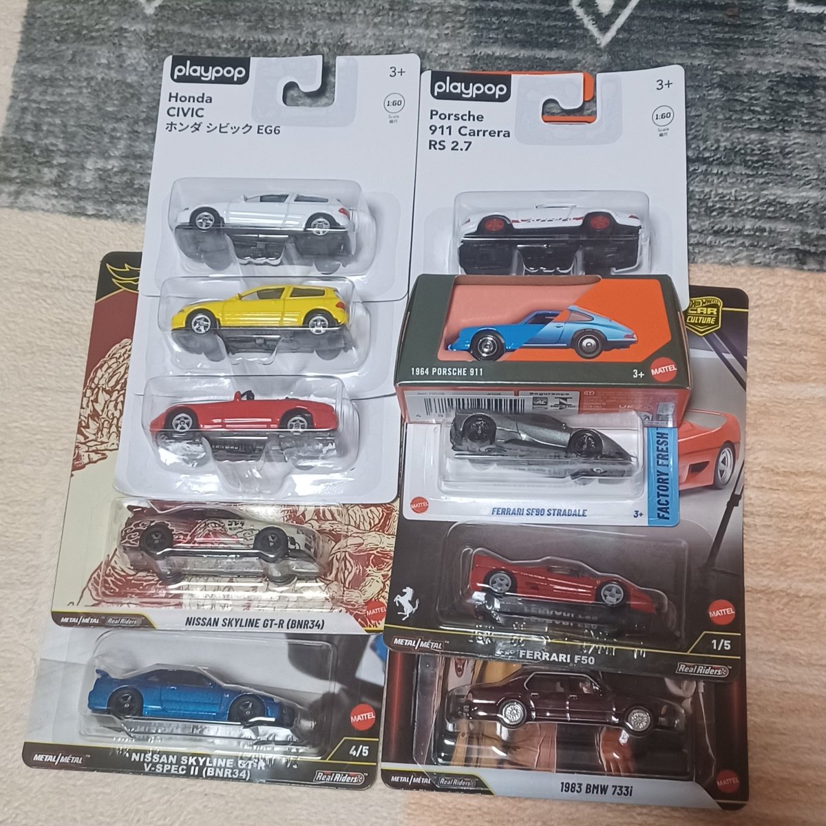 ホットウィール マッチボックス まとめ売り‼️ Amazon | マッチボックス(Matchbox) マテル80周年 4パック 乗り物