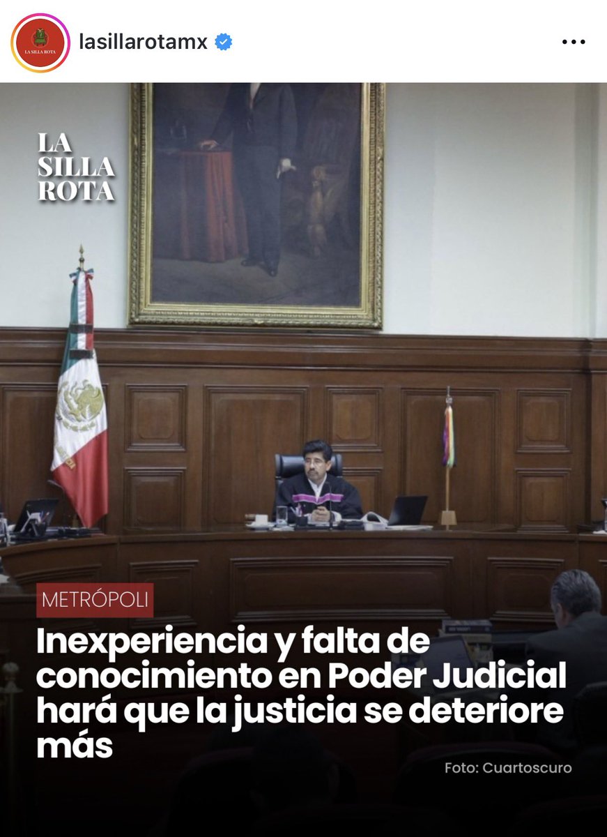 🔴|| Si la herencia maldita de <a href="/lopezobrador_/">Andrés Manuel</a> fue la destrucción del Sector Salud y del sistema de abasto de medicinas y vacunas…

❌La herencia de <a href="/Claudiashein/">Claudia Sheinbaum Pardo</a> será la destrucción del Poder Judicial y de la certeza jurídica. 

⚠️Nada bueno.