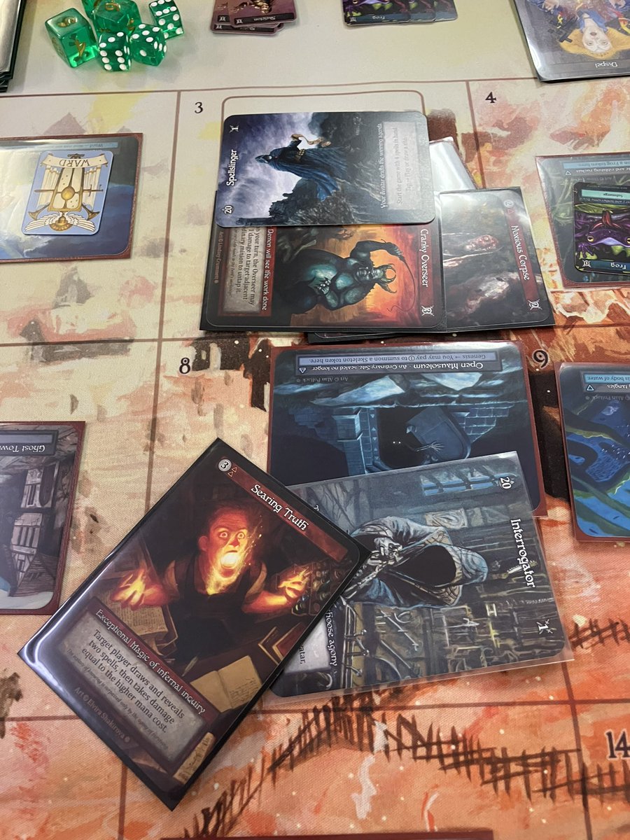 一戦目勝ち。cranky overseerの汎用性やばい
#sorcerytcg