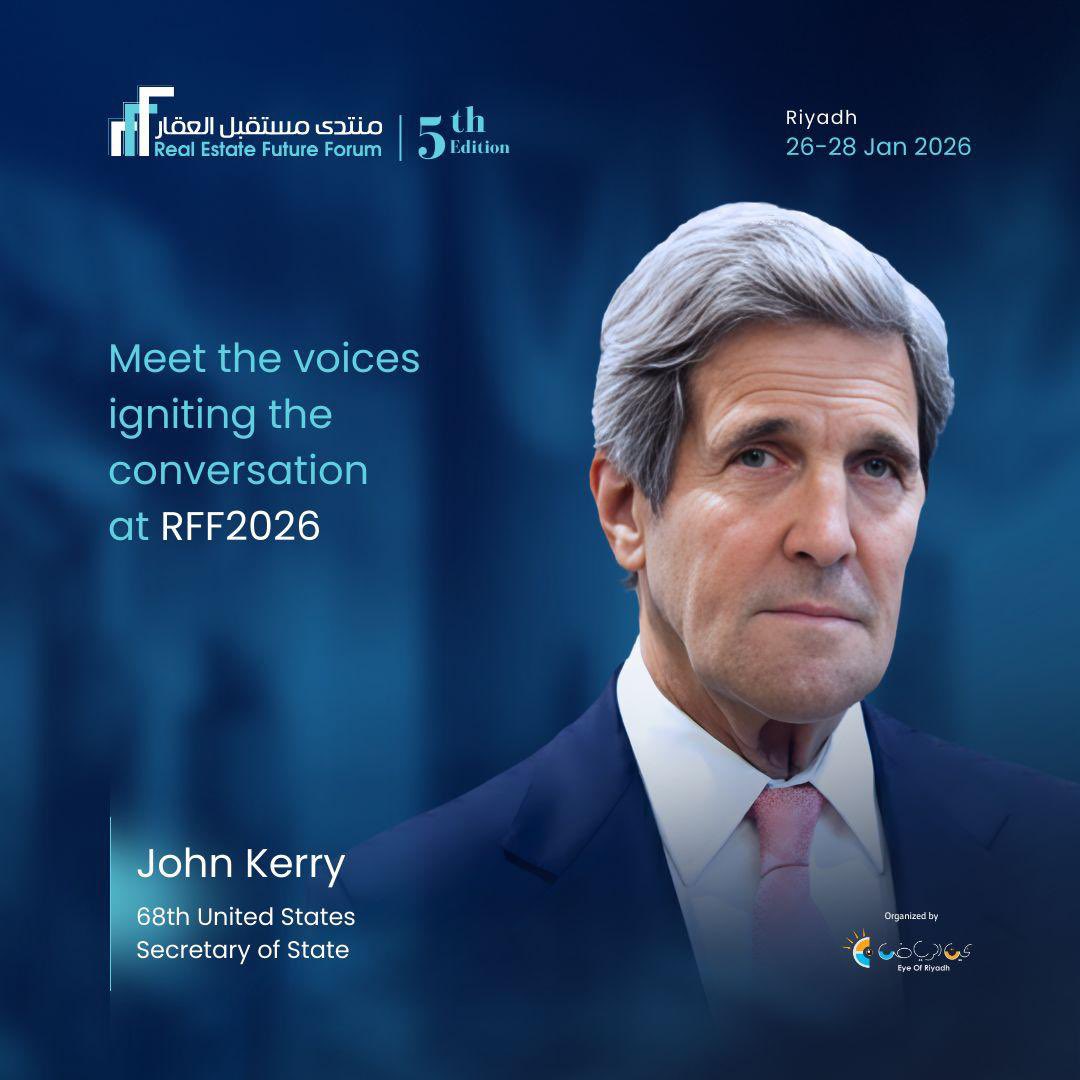 Secretary John Kerry joins #RFF2026 as one of the world’s leading voices on climate diplomacy — bringing decades of experience shaping global climate action to a conversation that now defines the future of real estate, investment, and sustainable development.
🔗