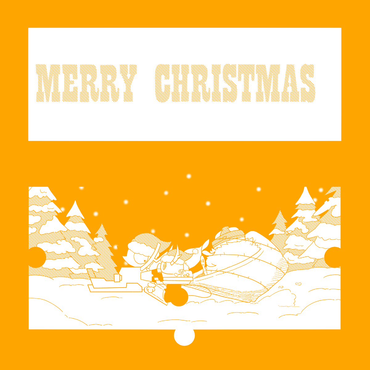 オレンジパズル メリークリスマス 2025年 #クリスマス #ヘルハウンド