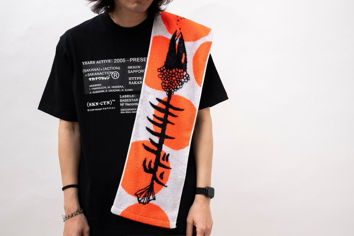 sakanaction 【MUFFLER TOWEL POLKADOTS O/W ¥2000】 通称「いくら
