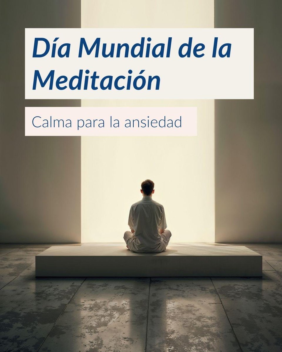 juliabamala's tweet photo. Dia Mundial de la meditació #meditacio #salutmental #psicologia https://t.co/O650yVTxJS