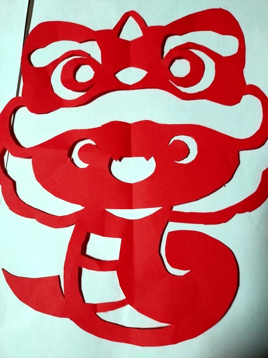 ☆中国剪紙4種類🐍