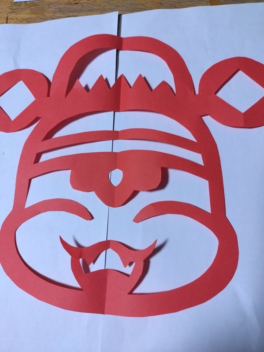 ☆中国剪紙4種類🐍