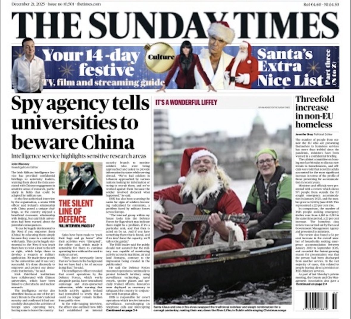 The Irish Military Intelligence Service of ⁦<a href="/defenceforces/">Óglaigh na hÉireann</a>⁩ did me the honour of allowing me to be the first journalist to interview a senior officer. IMIS explained its mission, its counter-intelligence capabilities and the dangers posed by China and Russia.