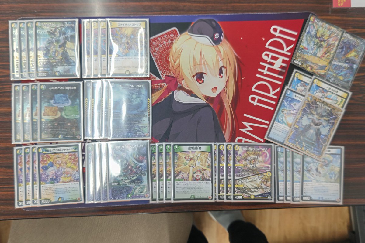 BackonCS's tweet image. 第19回バクオンCS結果発表
優勝:木星/部長「光水自然ダーバンデ」
準優勝:こっとん★「4cロマノフ」
ベスト4:Toka「水単サイバー」
ベスト4:@カゲロウ@「水闇自然ジャオウガ」
次回もご参加お待ちしております！