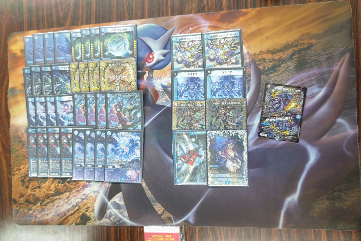 BackonCS's tweet image. 第19回バクオンCS結果発表
優勝:木星/部長「光水自然ダーバンデ」
準優勝:こっとん★「4cロマノフ」
ベスト4:Toka「水単サイバー」
ベスト4:@カゲロウ@「水闇自然ジャオウガ」
次回もご参加お待ちしております！