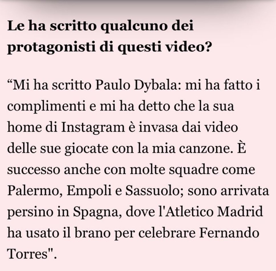 non Dybala che scrive ad Emma per l’amore non mi basta dioo