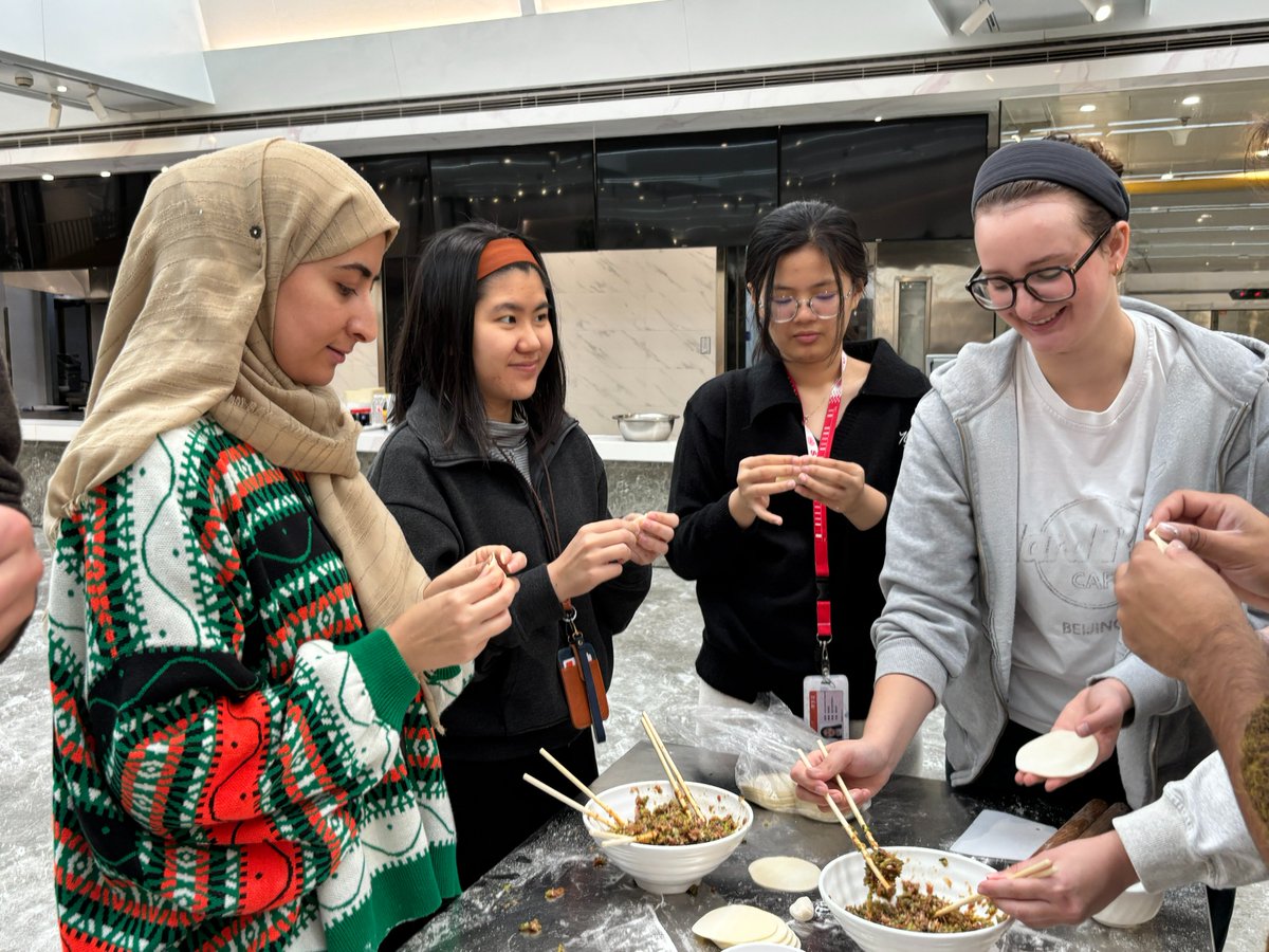 sjtu1896's tweet photo. The calendar said Dongzhi. Our answer? Dumplings. Dozens of them, made with laughter and shared stories at the Nanyang Bei Yuan Canteen. A perfect winter solstice. โ๏ธ๐ฅ
#SJTU #Dongzhi #WinterSolstice #DumplingMaking #CampusLife #UniversityLife #InternationalStudents https://t.co/ONEzbsprTE