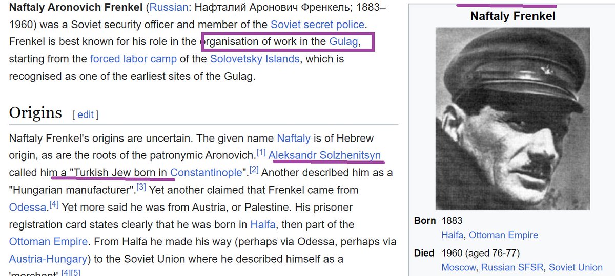 GiovanniZibordi's tweet photo. Anche se avevano nomi russi, i capi del Gulag e della polizia segreta, CEKA e NKVD NON ERANO RUSSI A te basta che uno usi un nome ?
GULAG
Feodor Ivanovich #Eihmans Aprile 1930 - Giugno 1930
Lazar Iosifovich #Kogan Giugno 1930 - Giugno 1932
Matvei Davidovich #Berman Giugno 1932 - Agosto 1937
Israel Israelevich #Pliner Agosto 1937 - Novembre 1938
Naftaly #Frenkel, un "ebreo turco"
tutti ebrei a dirigere il Gulag
CEKA NKVD
#Dzerzhinsky, polacco 1920-1926
Vyacheslav #Menzhinsky, polacco 1926-1934
Genrikh Grigoryevich #Yagoda, 1934-1936 ebreo
Nikolai #Yezhov, russo 1936-1938
Lavrentiy #Beria, georgiano 1938-1953
Chi sterminò la famiglia reale russa inclusi tutti i bambini era un commando, guidato da #Yurovich, su ordine di #Sverdlov (tutti e due dello stesso gruppo etnico, non russo...)
Poi #Zinoviev, #Kamenev, #Trotsky, #Kaganovich.. #Stalin era georgiano. #Lenin russo, ma arrivò a S.Pietroburgo nel 1917 nel famoso treno piombato con un gruppo di ebrei e dichiarò che "erano i più adatti ad essere bolscevichi"
Putin lo ha spiegato che il governo sovietico era "prevalentemene ebraico"
"Putin: First Soviet government was mostly Jewish"
https://t.co/tas6sM0ZAc
Solgenistin ad esempio ha dedicato la sua ultima opera "200 anni insieme" https://t.co/Ayb5XoJ9Tc di 600 pagine a spiegare che i bolscevichi NON erano russi
Churchill scrisse un famoso editoriale nel 1923 sul fatto che gli ebrei erano bolscevichi.....