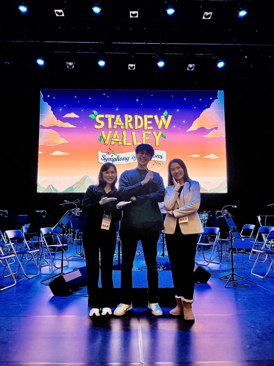 Back in Seoul 🇰🇷
Stardew Valley concert last night—brilliant conductor &amp; orchestra, standing ovation.
World tour wraps here for 2025. Next: Yokohama, Jan 2026 🎶

#gameconcert
#producer