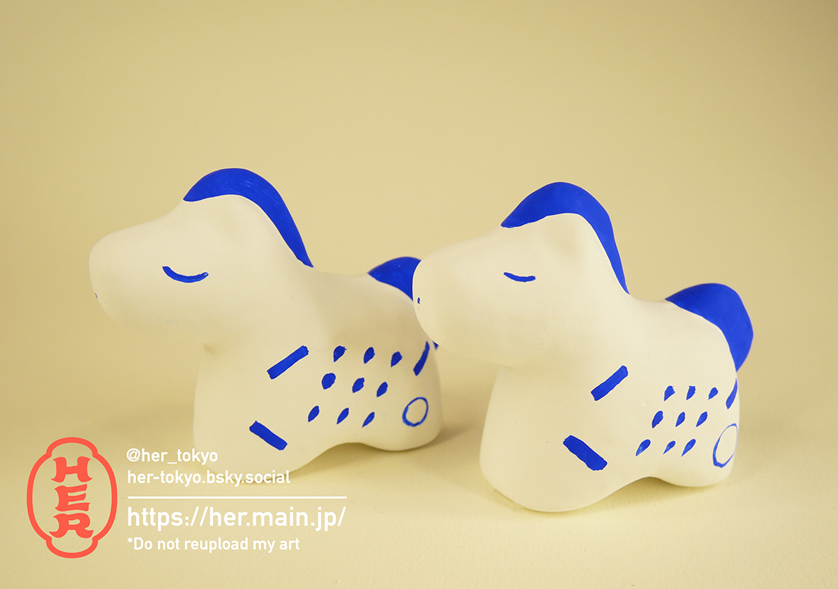 🛒BOOTH通販 / 再販】 #青い張子 シリーズ 完売していたアイテムの在庫