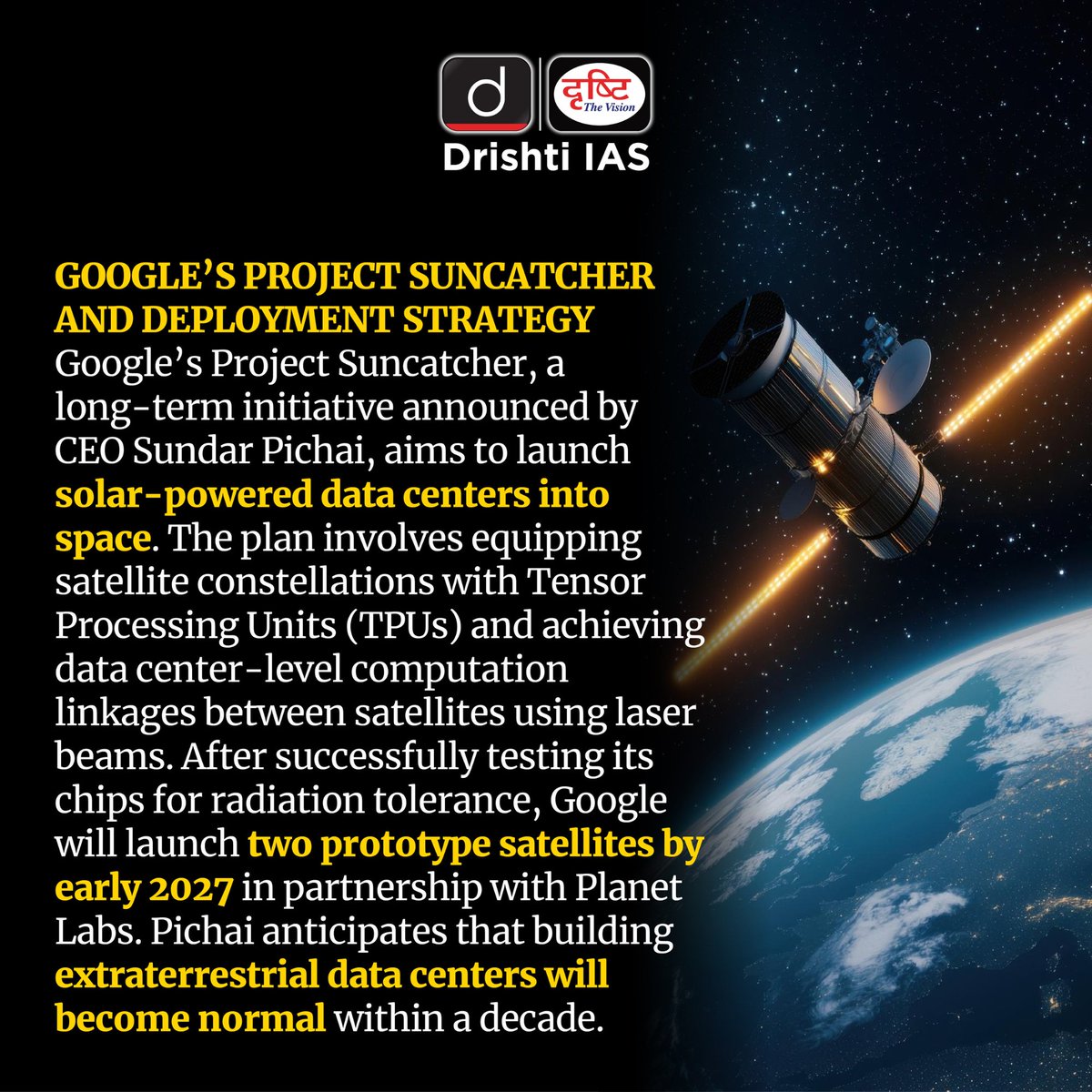 drishtiiaseng's tweet image. Data is no longer bound by Earth. As AI pushes the limits of energy, climate, and sovereignty, Big Tech is looking to space for the next computing frontier. From orbital data centers to lunar servers, the future of digital power may lie beyond our planet. 

#DataSovereignty