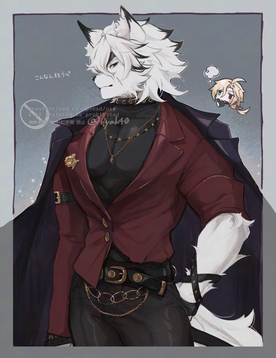 6yak40's tweet image. コラボ🐺さん…