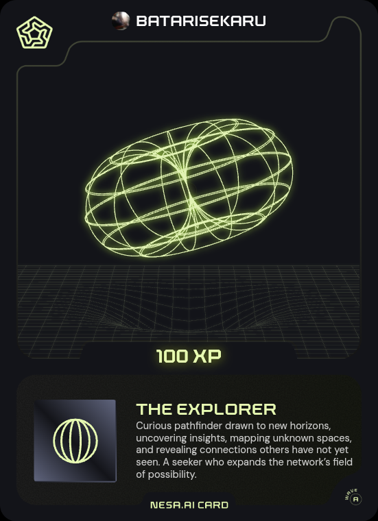Look at the Nesa Card I got