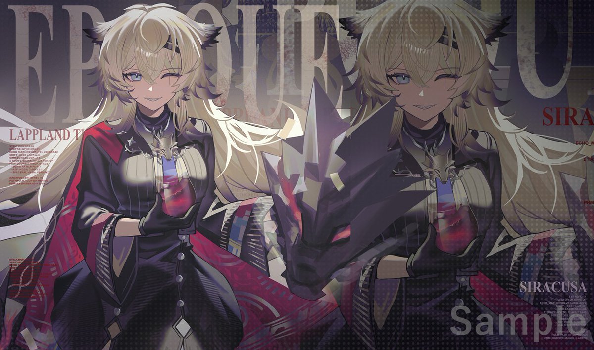 コミケ/C107/Web頒布 新作情報
「荒蕪ラップランド」のスリーブとプレイマットになります。イラストはジェゼ一様(@ArtsJeze)になります! 