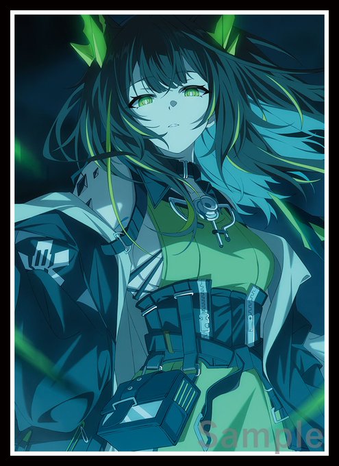 コミケ/C107/Web頒布 新作情報
「Mon3tr」のスリーブとプレイマットになります。イラストはDusk冥様になります! 