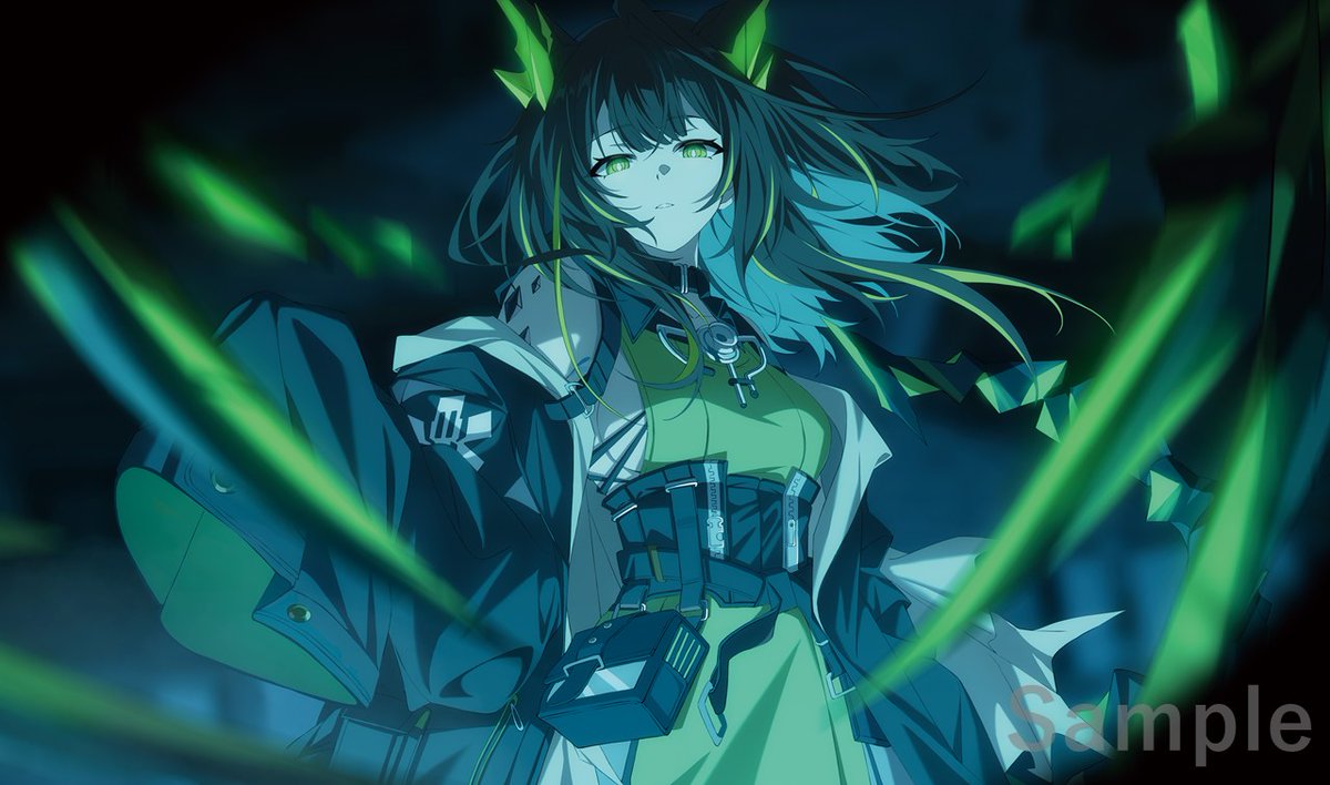 コミケ/C107/Web頒布 新作情報
「Mon3tr」のスリーブとプレイマットになります。イラストはDusk冥様になります! 