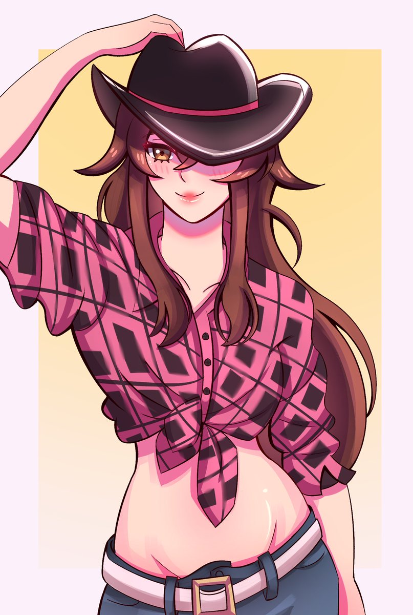 Cowgirl Lia - art by <a href="/Shogaf_/">Shogaf☔ (Comms Open)</a>