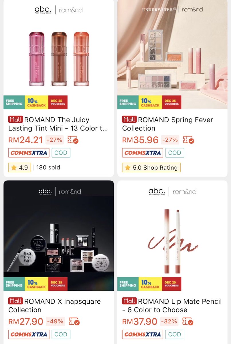 xxfinaaa's tweet photo. To all perempuan cantik, sini i nak spill lubuk korean beauty products yang tengah in trend sekarang!! LEGIT &amp; AUTHENTIC 🇰🇷

From skincare to makeup to perfume ☺️💖 SKIN1004, colorgram, romand, ateliyer faye semua adaaaa!! All in one in shop 👏🏻✨￼ https://t.co/aHECS71CZt