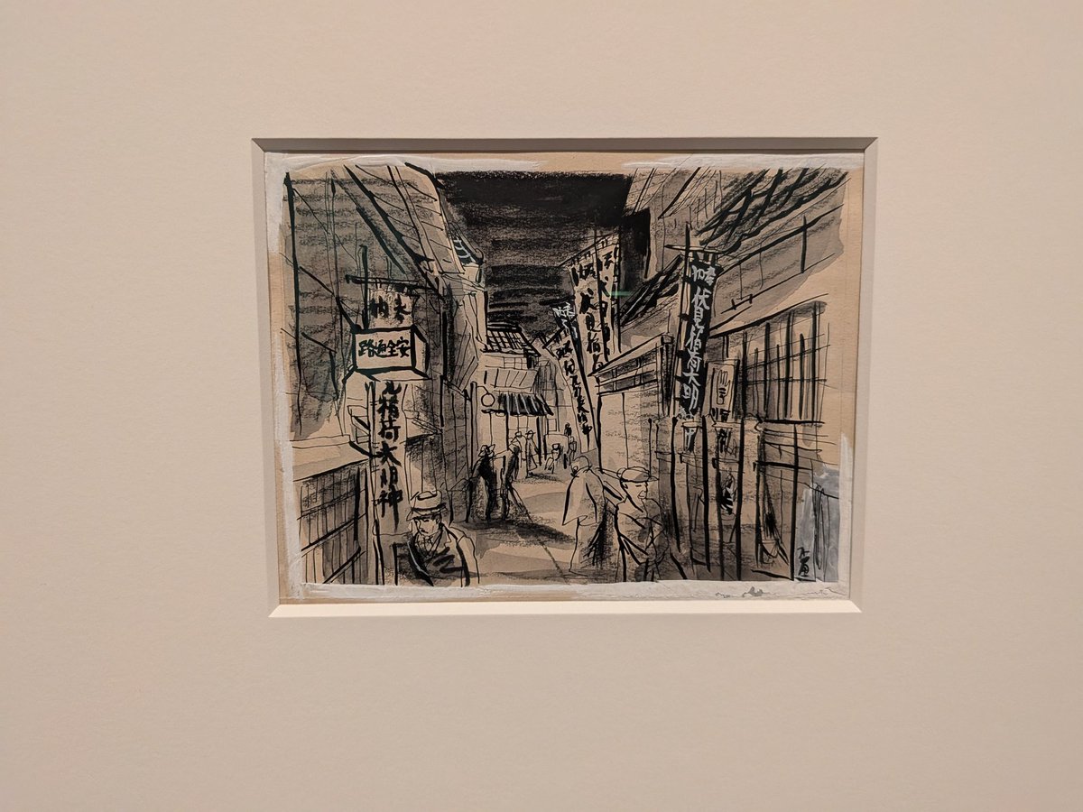 東京国立近代美術館、コレクション展で『濹東綺譚』の木村荘八の挿絵が