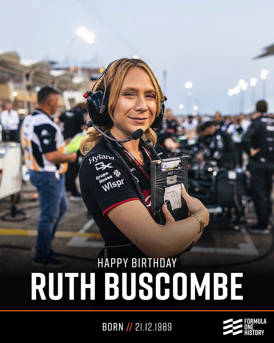 Happy Birthday to Ruth Buscombe, who was born #OnThisDay 21 December 1989. A British motorsport engineer and presenter for F1 TV, she graduated with first-class honours from the University of Cambridge’s Department of Engineering; she began her Formula One career in 2012 as a