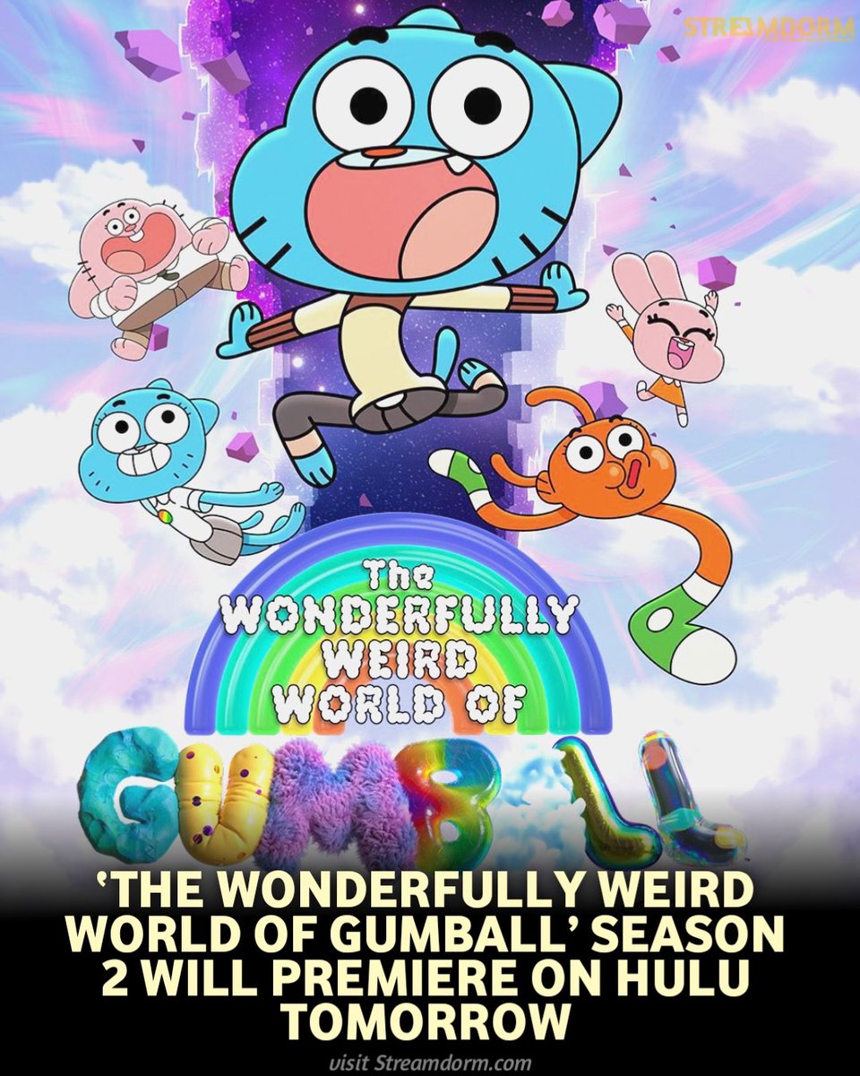 ‘The Wonderfully Weird World of Gumball’ Season 2 will premiere on Hulu Tomorrow