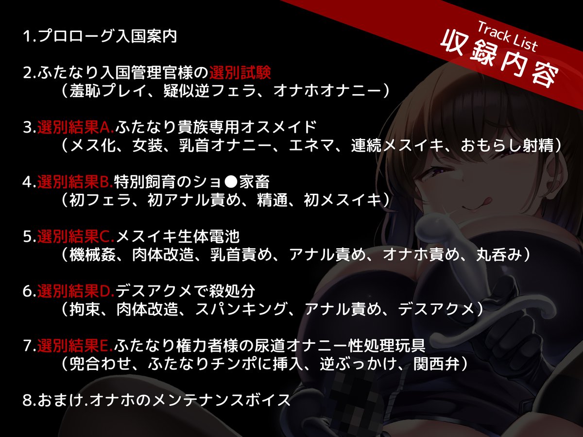 maistar_voice's tweet photo. 新作音声作品発売中です！
ふたなり女王様が支配する国で
６人の女王様に服従できる
オムニバス形式の音声作品です！
弐珠司さんの熱演をお楽しみください！

ふたなり国家 -The Futa Nation- 妹すたー https://t.co/du2DvrwstZ https://t.co/GRMvPDp1E7
