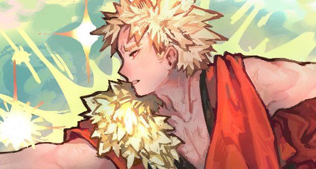 2/3 kacchan close up