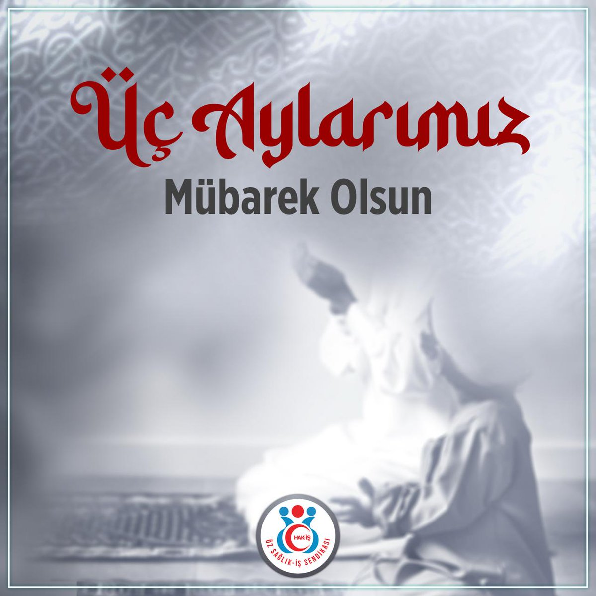 Üç Aylar’ın manevi ikliminin; alın teriyle çalışan tüm emekçi kardeşlerimize umut, sabır ve bereket getirmesini diliyorum.<a href="/ErdemFadl/">Fadlı Erdem</a> <a href="/Fehmi_Azboy/">Fehmi Azboy</a> <a href="/aliyilmaz2312/">Ali Yılmaz</a> <a href="/omeraltunbay1/">Ömeraltunbay</a> <a href="/cintay_kadir/">Kadir çintay</a> <a href="/BaBAYRAM3/">Bayram Bağış</a> <a href="/ozsagliksen/">Öz Sağlık-İş Sendikası</a>