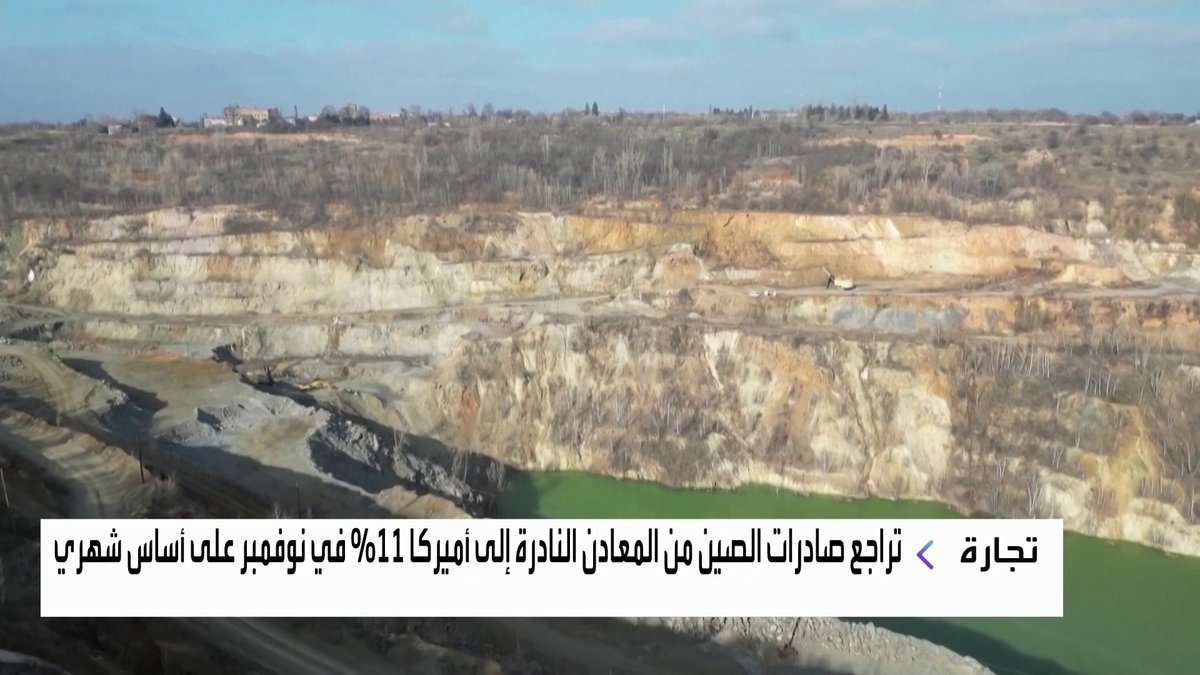 تراجع صادرات الصين من المعادن النادرة إلى أميركا 11% في نوفمبر على أساس شهري افتتاح الأسواق _Business 