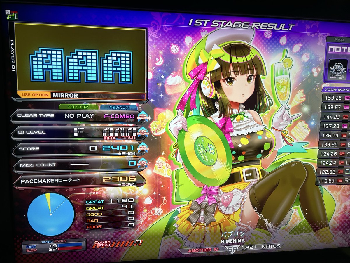 soyy_uwu's tweet photo. 数ヶ月ぶりに弐寺やってみた

Bloody Tears(IIDX EDITION) MAX-24
Disco Killer Music Lover 初見 フルコン
バブリン MAX-41

全然衰えていないみたい… https://t.co/n8fgEYAW9P