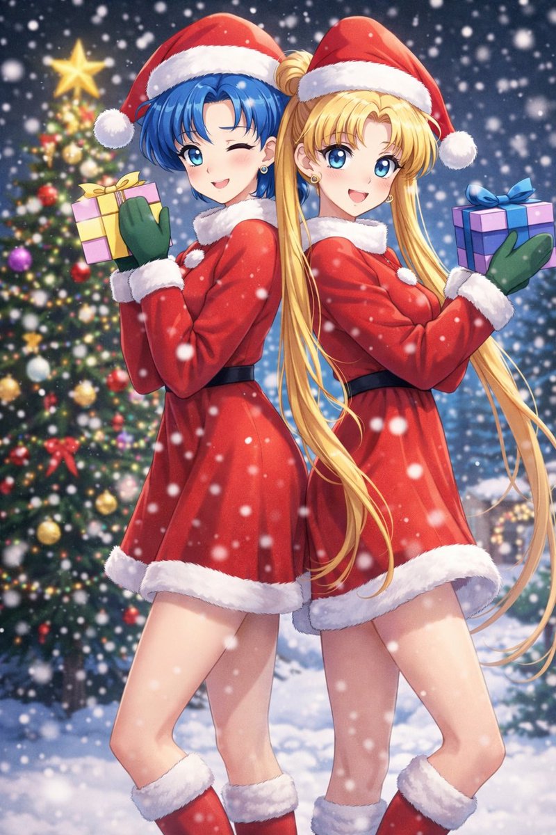 予告】その2 クリスマス（12/25）に 下記の過去絵を元にした作品を