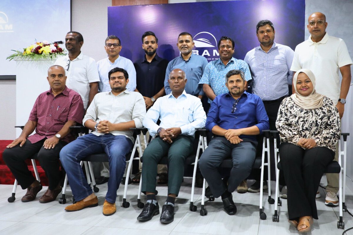 boating_mv's tweet photo. Newly elected Executive Board for term 2025 to 2027 of National Boating Association of Maldives
#NBAM #term2025to2027 #BoatingIndustry https://t.co/9TdAJGhtIi