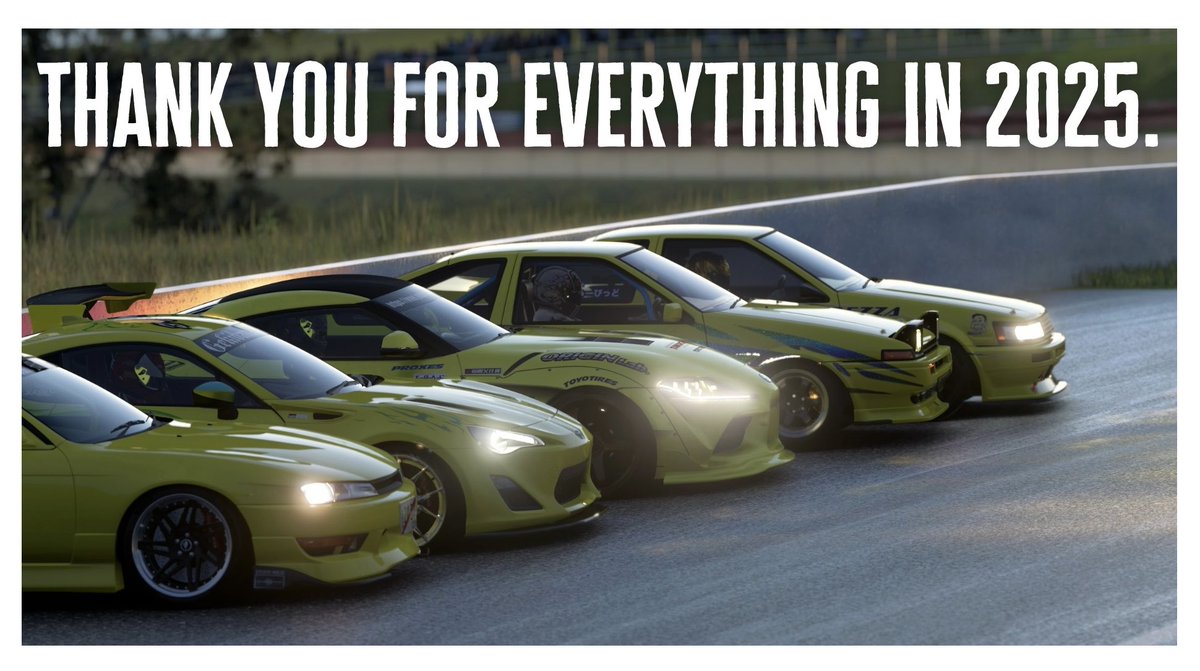 今年も残り１週間ちょっととなりました。
笑った人も、泣いた人も
また新たな気持ちで新年を迎えられますことをお祈りして、年末のご挨拶とさせていただきます🙇‍♀️

皆様良いお年を👌

 #GT7
 #グランツーリスモ7
 #2025年
  #ゲーム配信