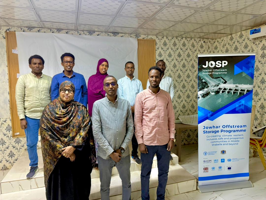 This week, the #JOSP Maareynta Project held a 4-day orientation &amp; stakeholder workshop w/ Southwest State <a href="/moewrsw/">Ministry Of Energy & Water Resc Southwest State</a> &amp; <a href="/MoAISWS/">Ministry of Agriculture & Irrigation Sws</a>, strengthening coordination on water &amp; irrigation governance for accountable management of the Shabelle River in Lower Shabelle.