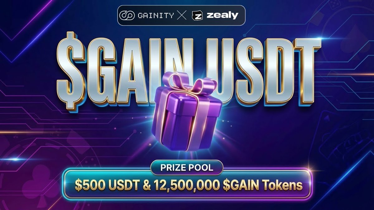 gainityio's tweet image. 🚀 BIG NEWS: @gainityio x @Zealy_io Airdrop is LIVE! 🚀

🏆 We’ve teamed up with @Caiden331 to reward our community! 
💰 Prize Pool: $500 USDT + 12.5M $GAIN Tokens

🔗 Join Now: zealy.io/cw/gainity

👥 Winners: Top 400 Users
• Top 1 = $30 USDT + 150,000 $GAIN
• Top 2–5 =…