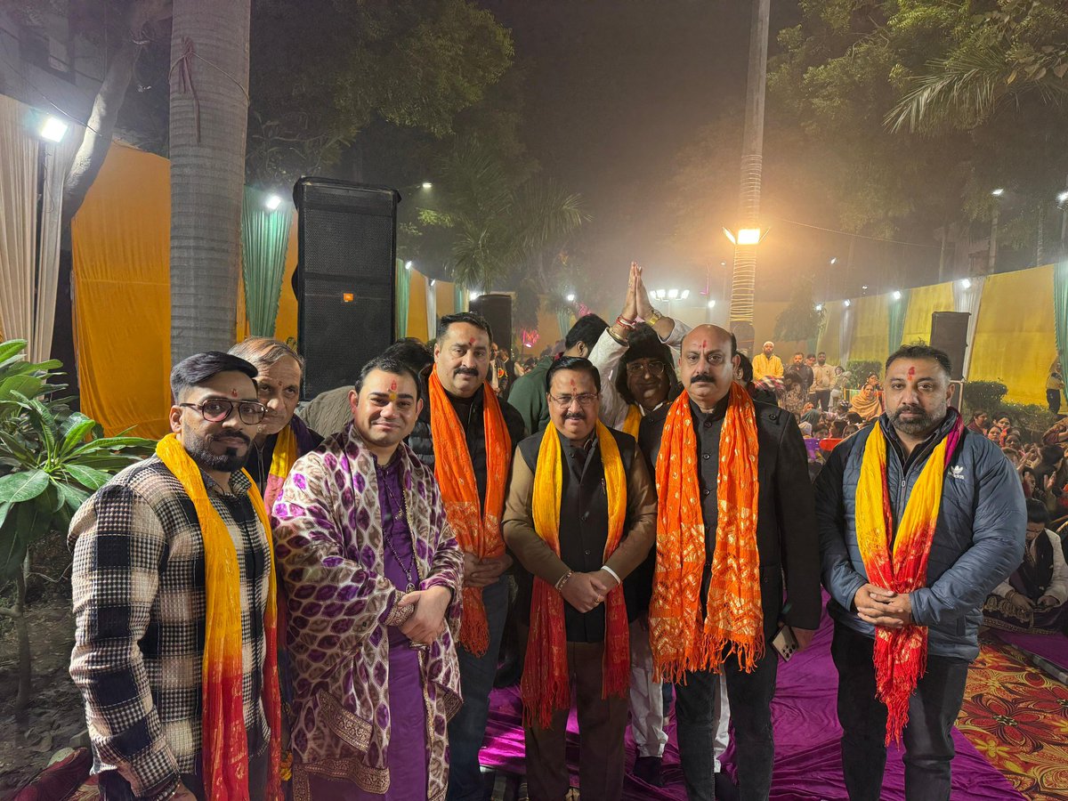 वार्ड 98 सुभाष नगर के एकता रेजिडेंट्स वैलफेयर एसोसिएशन 4 ब्लॉक (रजि) द्वारा आयोजित माता की चौंकी मे सम्मलित होकर माता रानी का आशीर्वाद लिया – सुरेंद्र सेतिया (पूर्व प्रत्याशी हरिनगर विधानसभा एवं पूर्व निगम पार्षद)