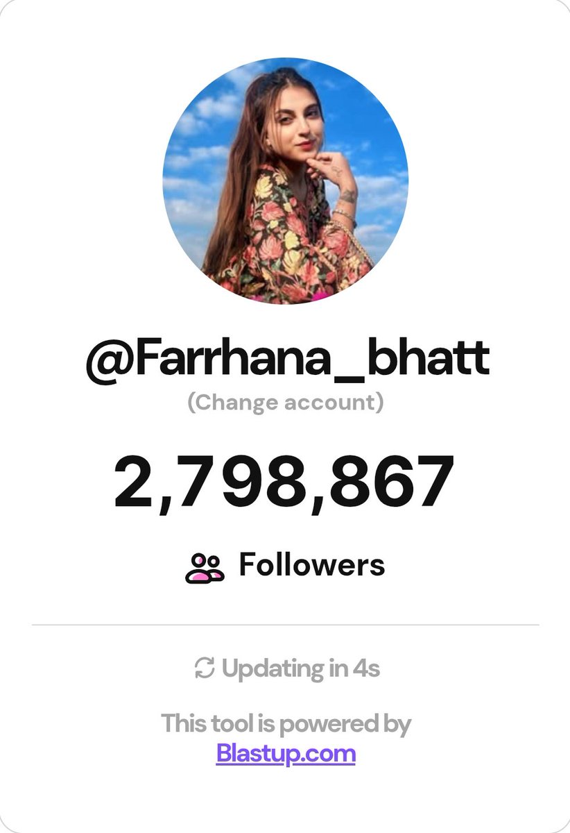 Highest follower gain contestant after bb ♡

#farrhanabhatt #biggboss19