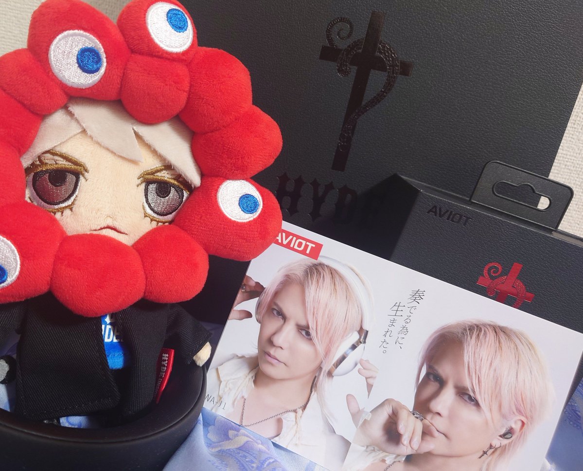 職場の忘年会、くじの景品持ち寄りで、今年はAVIOTのHYDEさんコラボ