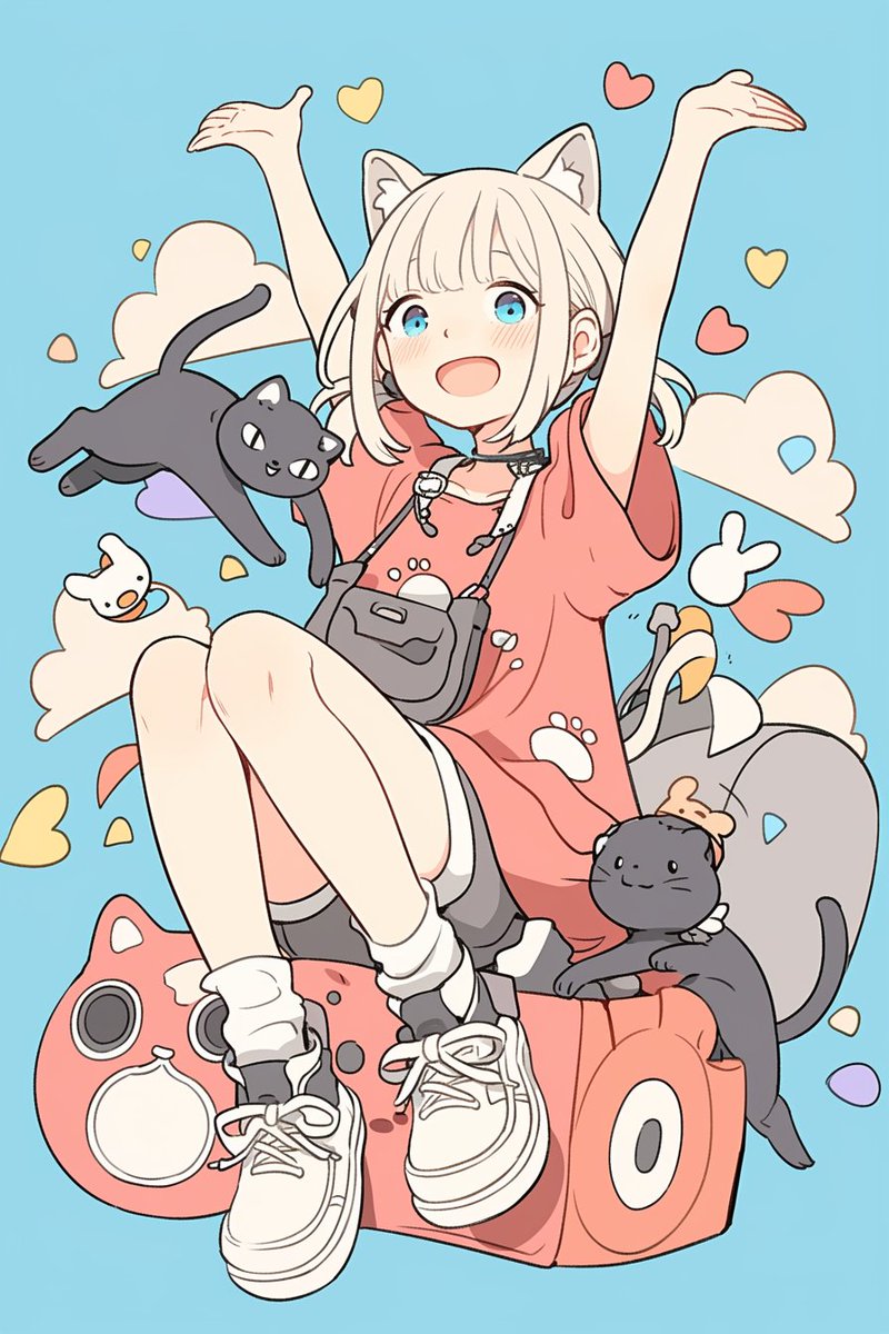 イラストオーダー✩﻿たてページ お休みだー🩷 #AIイラスト #AIart︎